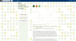 Desktop Screenshot of consistent-profit-forex-trading.blogspot.com
