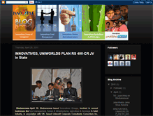 Tablet Screenshot of innovativegroupsblog.blogspot.com