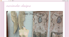 Desktop Screenshot of mariondee-designs.blogspot.com