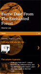 Mobile Screenshot of faeriedustfromtheenchantedforest.blogspot.com