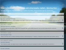 Tablet Screenshot of internetes-penz-kereses.blogspot.com