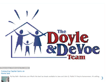 Tablet Screenshot of doyleanddevoe.blogspot.com