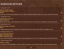 Tablet Screenshot of barracksbugler.blogspot.com