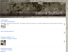 Tablet Screenshot of ceciliabuldain-visual.blogspot.com