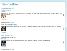 Tablet Screenshot of naiyanepal.blogspot.com