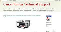 Desktop Screenshot of canonprintertechnicalsupport.blogspot.com