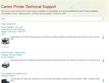 Tablet Screenshot of canonprintertechnicalsupport.blogspot.com