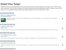 Tablet Screenshot of globalviewtoday.blogspot.com