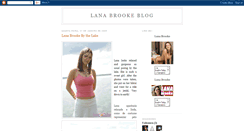 Desktop Screenshot of lanabrookeblog.blogspot.com