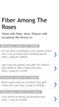 Mobile Screenshot of fiber-among-the-roses.blogspot.com