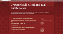 Desktop Screenshot of crawfordsville-realestate.blogspot.com