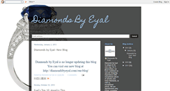 Desktop Screenshot of diamondsbyeyal.blogspot.com