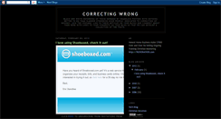 Desktop Screenshot of correctingwrong.blogspot.com