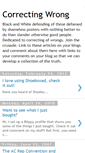 Mobile Screenshot of correctingwrong.blogspot.com