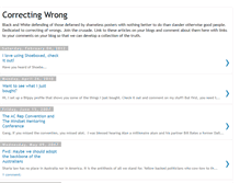 Tablet Screenshot of correctingwrong.blogspot.com