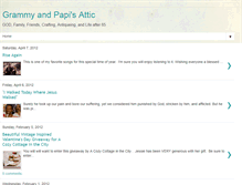 Tablet Screenshot of grammyandpapisattic.blogspot.com