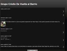 Tablet Screenshot of grupodevueltaalbarrio.blogspot.com