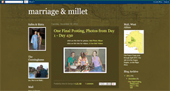 Desktop Screenshot of marriageandmillet.blogspot.com