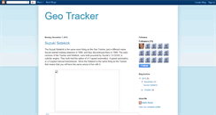 Desktop Screenshot of amazinggeotracker.blogspot.com