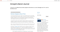 Desktop Screenshot of intrepidliberaljournal.blogspot.com