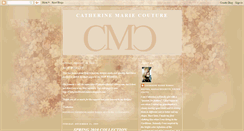 Desktop Screenshot of catherinemariecouture.blogspot.com