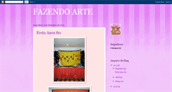 Desktop Screenshot of fazendoartesaopaulo.blogspot.com