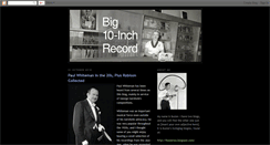 Desktop Screenshot of big10inchrecord.blogspot.com