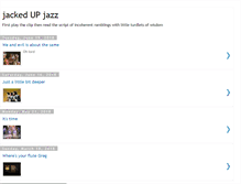 Tablet Screenshot of jackedupjazz.blogspot.com