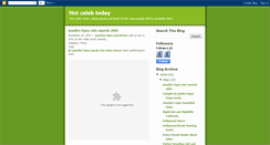 Desktop Screenshot of hotcelebtoday.blogspot.com