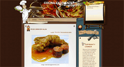 Desktop Screenshot of cocinaexcelente.blogspot.com