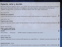 Tablet Screenshot of espacioarteyaccion.blogspot.com