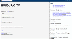 Desktop Screenshot of honduras-tv.blogspot.com
