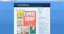 Desktop Screenshot of comicspro.blogspot.com