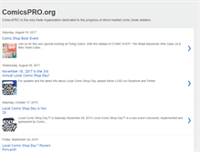 Tablet Screenshot of comicspro.blogspot.com