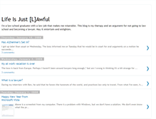 Tablet Screenshot of lifeisjustlawful.blogspot.com