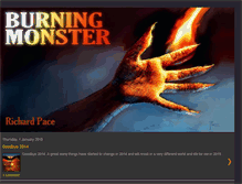 Tablet Screenshot of burningmonster.blogspot.com