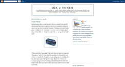 Desktop Screenshot of ink2toner.blogspot.com