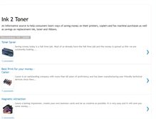 Tablet Screenshot of ink2toner.blogspot.com
