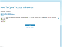 Tablet Screenshot of howtoopenyoutubeinpak.blogspot.com