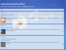 Tablet Screenshot of ealquilerdecoches.blogspot.com