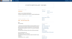 Desktop Screenshot of contemporarymime.blogspot.com