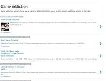 Tablet Screenshot of hotgameaddiction.blogspot.com