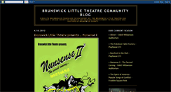 Desktop Screenshot of brunswicklittletheatre.blogspot.com