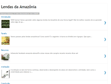 Tablet Screenshot of lendasdaamazonia.blogspot.com