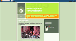 Desktop Screenshot of nicolassymmes.blogspot.com