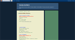 Desktop Screenshot of builderkerala.blogspot.com