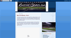 Desktop Screenshot of boston-sports-blog.blogspot.com