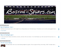 Tablet Screenshot of boston-sports-blog.blogspot.com