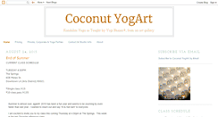 Desktop Screenshot of coconutyogart.blogspot.com