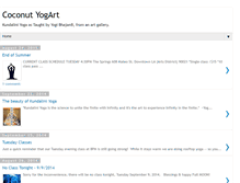Tablet Screenshot of coconutyogart.blogspot.com